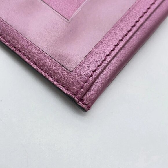 Auth GUCCI MicroGG GuccissimaShima Leather Pink Card Case - Picture 4 of 11